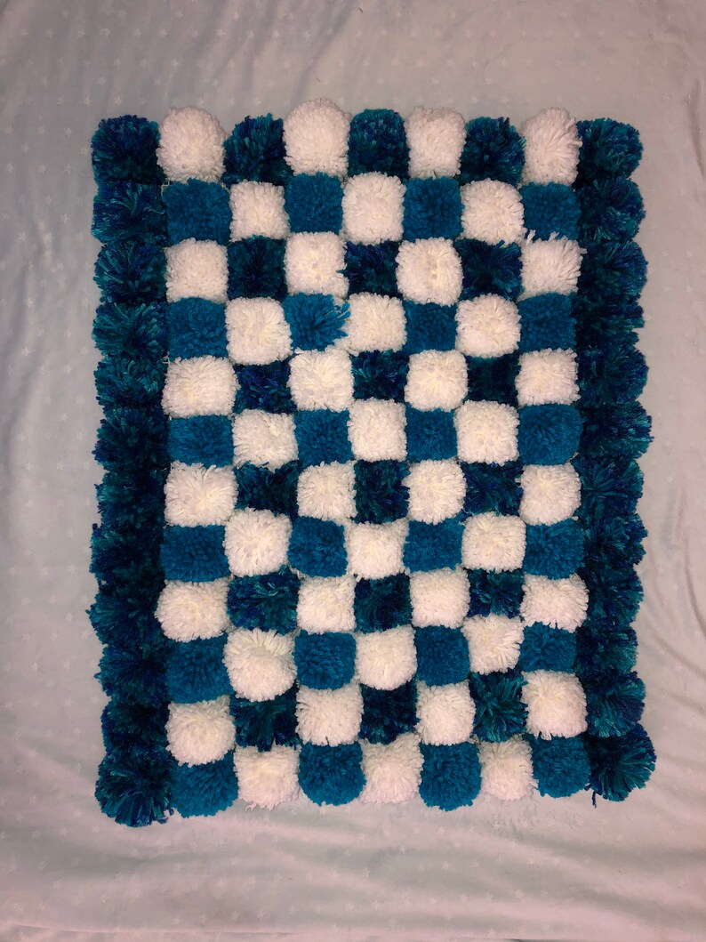 Pom Pom Rug Etsy