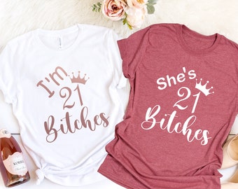 21st Birthday Shirt Women, 21 and Legal Shirt, 21 Squad Shirts, Birthday Party Shirts, Birthday Shirts for Women, Birthday Crew Shirts