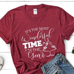 Christmas Shirt Its the Most Wonderful Time of the Year - Etsy