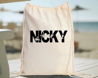 Personalized Hip Hop Drawstring Bag, Dancer Backpack, Personalized Hip Hop Dancer Gift , Hip Hop Tote Bag, Gift for Hip Hop Dance Teacher