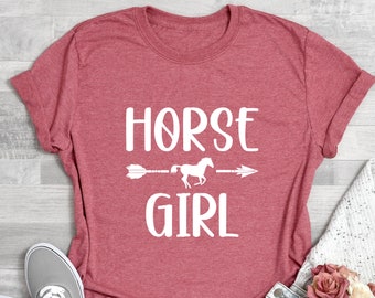 Horse Girl Shirt, Horse Shirt, Horse Lover Tee, Gift For Horse Lover, Horse T Shirt, Horse T-shirt, Horse Lover Shirt, Horse Lover Gift