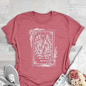 Pisces Astrology Shirt, Pisces T-Shirt, Pisces Sign T-Shirt, Zodiac Sign Gift, Pisces Gift, Pisces Horoscope Gift, Pisces Birthday Tee