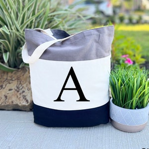 Personalized Initial Tote Bags, Bridesmaid Tote Bags, Bridesmaid Bag Gift, Custom Name Tote, Custom Initial Tote Bag, Custom Bag