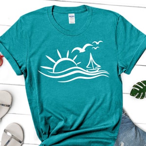 Sunshine Shirt ,  Summer T-shirt , Beach Shirt , Beachy Soft Comfy Tee