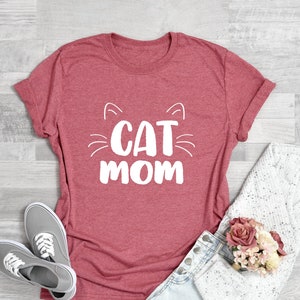 Cat Mom Shirt, Pet Lover Shirt, Cat Shirt, Cat Mama T-Shirt, Cat Lover Gift image 1