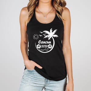Cancun Tank Shirt, Cancun Shirt, Cancun Tank Tops, Cancun Beach Shirt, Cancun Holiday Shirt, Cancun Trip Shirt, Cancun Girls Trip 2025 image 7