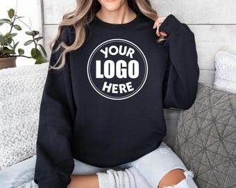 Custom Logo Sweatshirt, Custom Logo Hoodie, Your Business Logo or Brand Logo, Custom Sweatshirt, Personalized Company Logo Hoodie