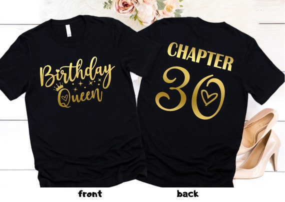 Womens 30th Birthday Gift Idea For Her Chapter 30 T-Shirt Womens 30th Birthday Gift Idea For Her Chapter 30 T-Shirt