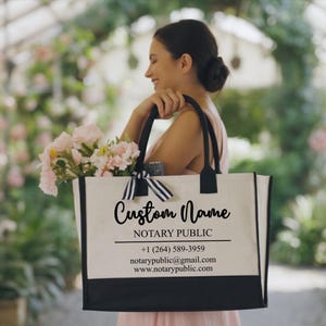 Bolsa de tela personalizada para notario público, bolsa de tela para negocios, bolsa para servicio de firma, bolsa de tela para negocios personalizada, bolsa de trabajo personalizada