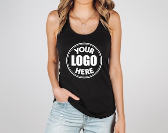 Personalized Tank Top, Your Design Here Tank Tops, Custom Tank Top, Custom Text Tank Top, Custom Design Tank, Woman Racerback Tank Tops