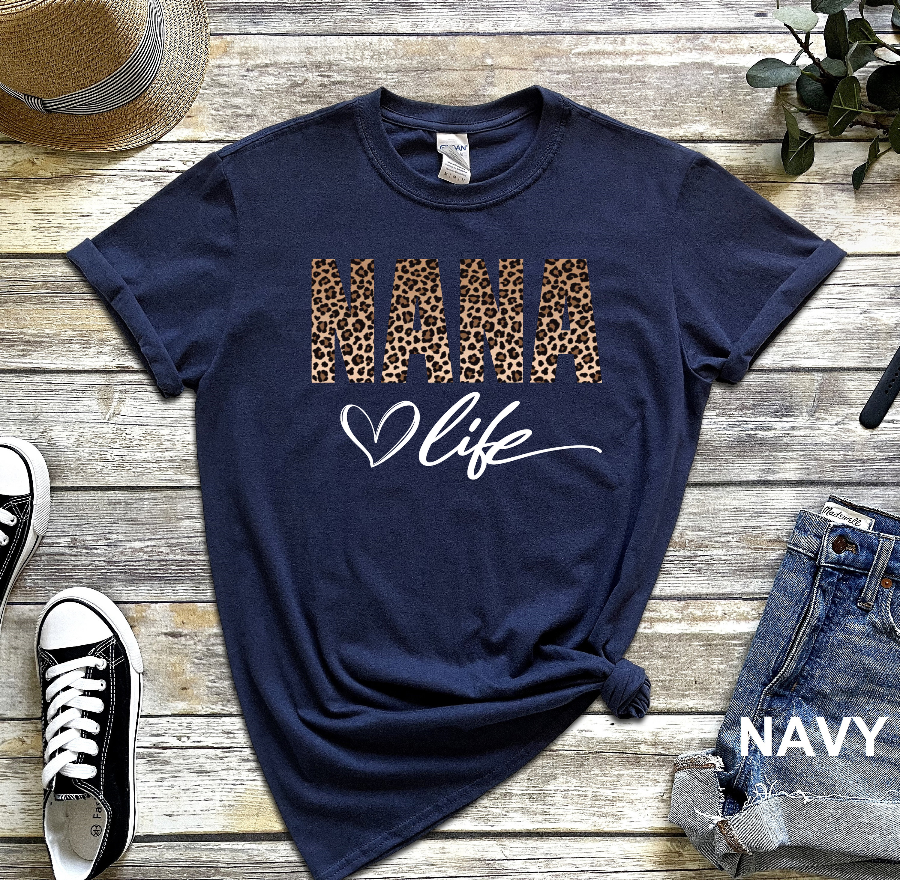 Nana7nana7catページ Nana Shirt, Nana Life Shirt, Leopard Nana Shirt, Leopard Nana T