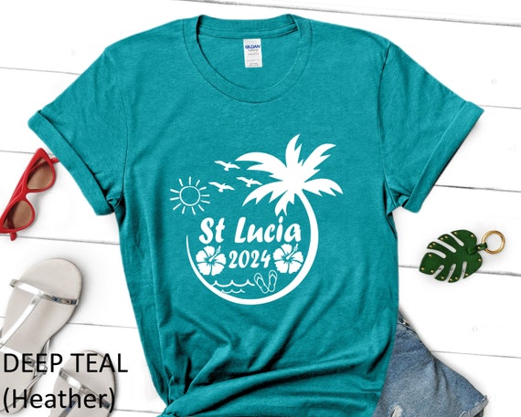 St Lucia Tank Shirt, St Lucia Shirt, St Lucia Summer Shirt, St Lucia Girls Trip 2024 Tank, St Lucia Trip, St Lucia Tank Tops, St Lucia Tanks