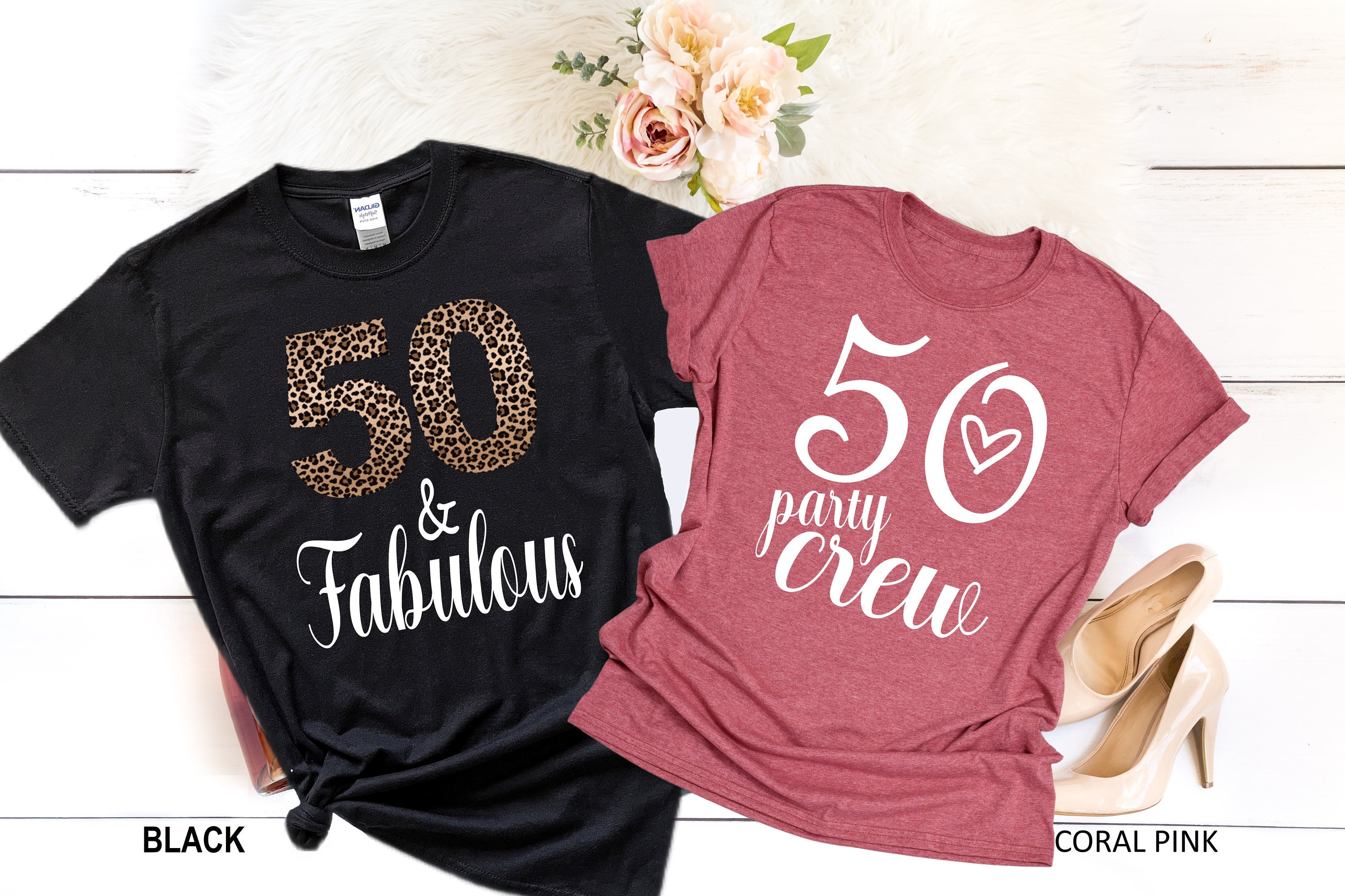 50 and Fabulous Shirt 50th Birthday Shirt for Women 50th - Etsy Norway