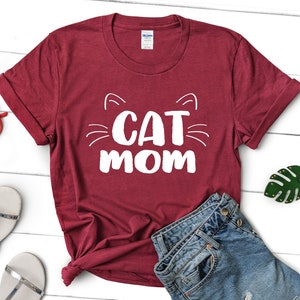 Cat Mom Shirt, Pet Lover Shirt, Cat Shirt, Cat Mama T-Shirt, Cat Lover Gift image 2