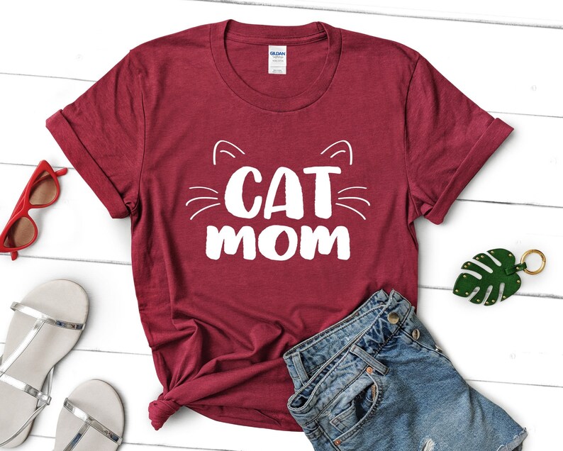 Cat Mom Shirt, Pet Lover Shirt, Cat Shirt, Cat Mama T-Shirt, Cat Lover Gift image 2