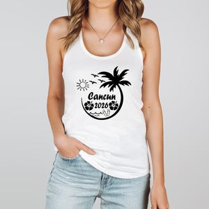 Cancun Tank Shirt, Cancun Shirt, Cancun Tank Tops, Cancun Beach Shirt, Cancun Holiday Shirt, Cancun Trip Shirt, Cancun Girls Trip 2025 image 8