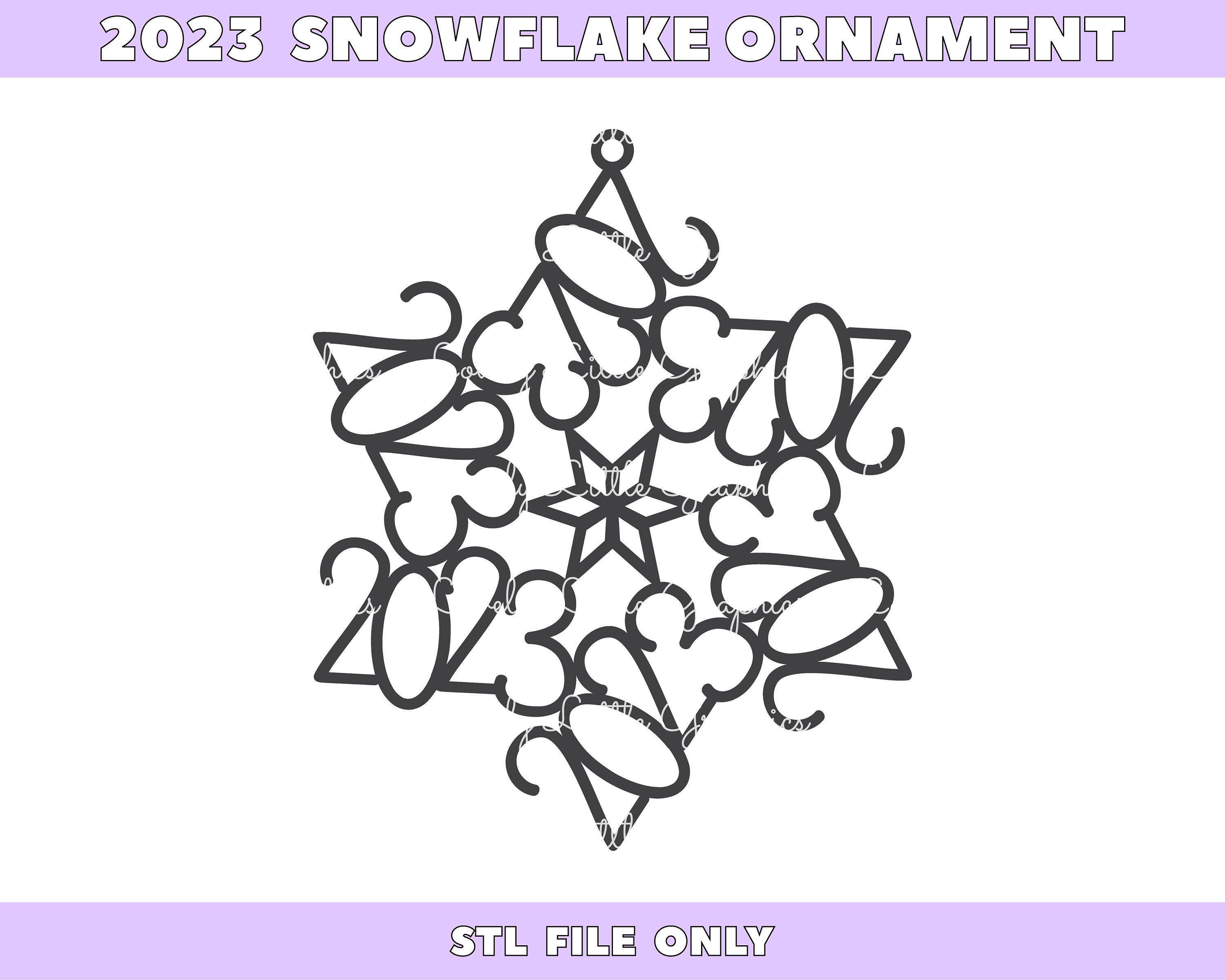 STL file Set x 18 Stamps Snowflake Stamp Snow Holidays Chrsitmas