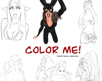 Download Nsfw Coloring Book Etsy