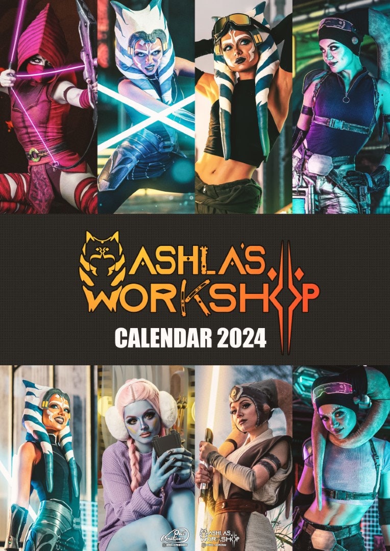 Cosplay Kalender 2024 Ahsoka Tano Twi'Lek Shaak Ti Etsy.de