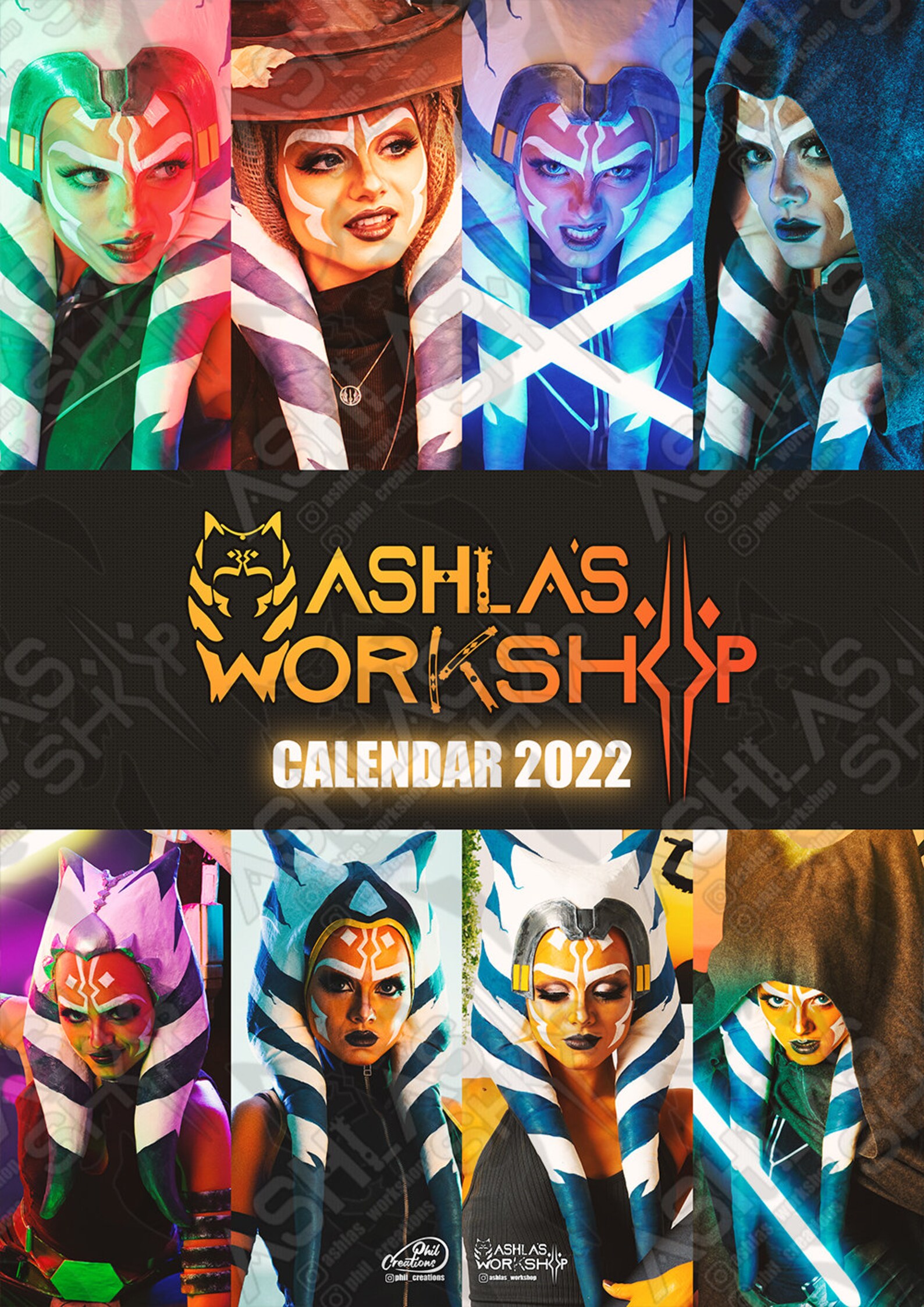 Kalender 2022 Ahsoka Tano Harley Quinn Shaak Ti Black Etsy