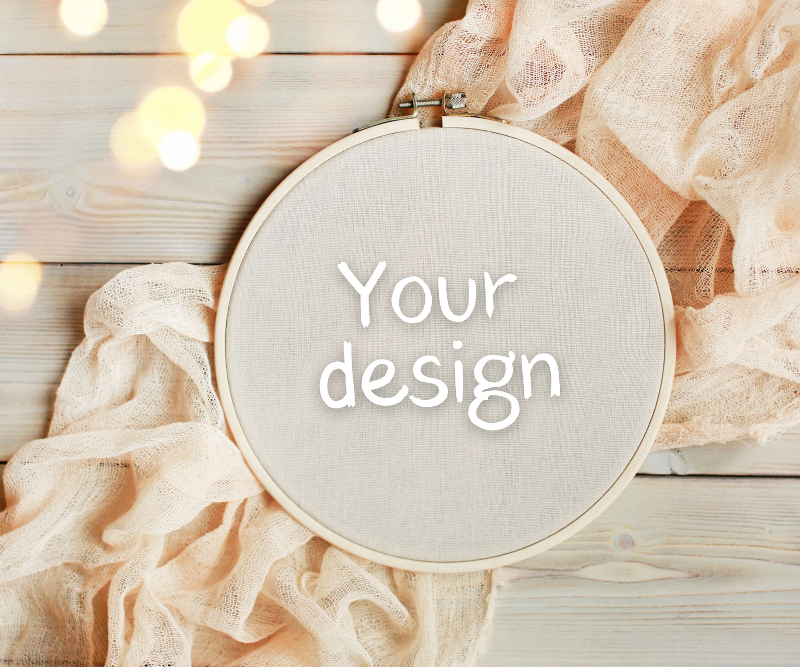 Frame craft Mockup Cross Stitch Template Embroidery Hoop