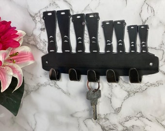 Welly Boot Family Wellies Wellingtons Key Hook Key Rack Brushed Steel Metal Art Home Design Idea regalo