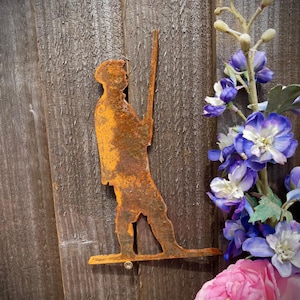 Game Shooter Clay Shooting Gundog Hunting Stalking Country Rustic Rusty Garden Art Yard Art Present Gift Idea