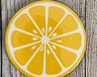 Lemon Citrus Coasters