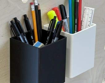 Minimalist Pegboard Organizer Cup – Hidden Mount – 3D Printed Add-on