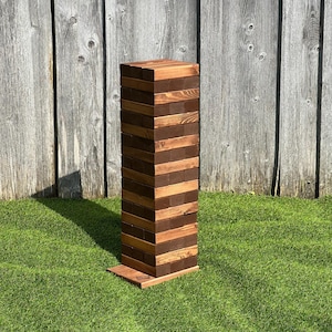 Giant Wooden Stacking Tower Game – Fun for Family Gatherings, Outdoor Parties, Weddings & Backyard Activities