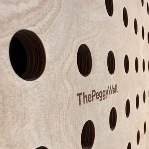 Modulair houten prikbordwandsysteem – Scandinavische organizer voor thuis, kinderkamer en winkels afbeelding 10