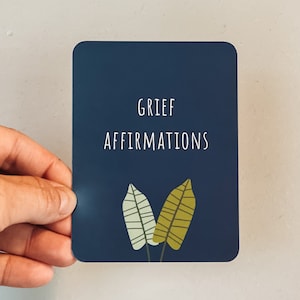 Grief Affirmation Cards Set.  Great Gift for Sympathy, Bereavement, Loss, Celebration of Life!