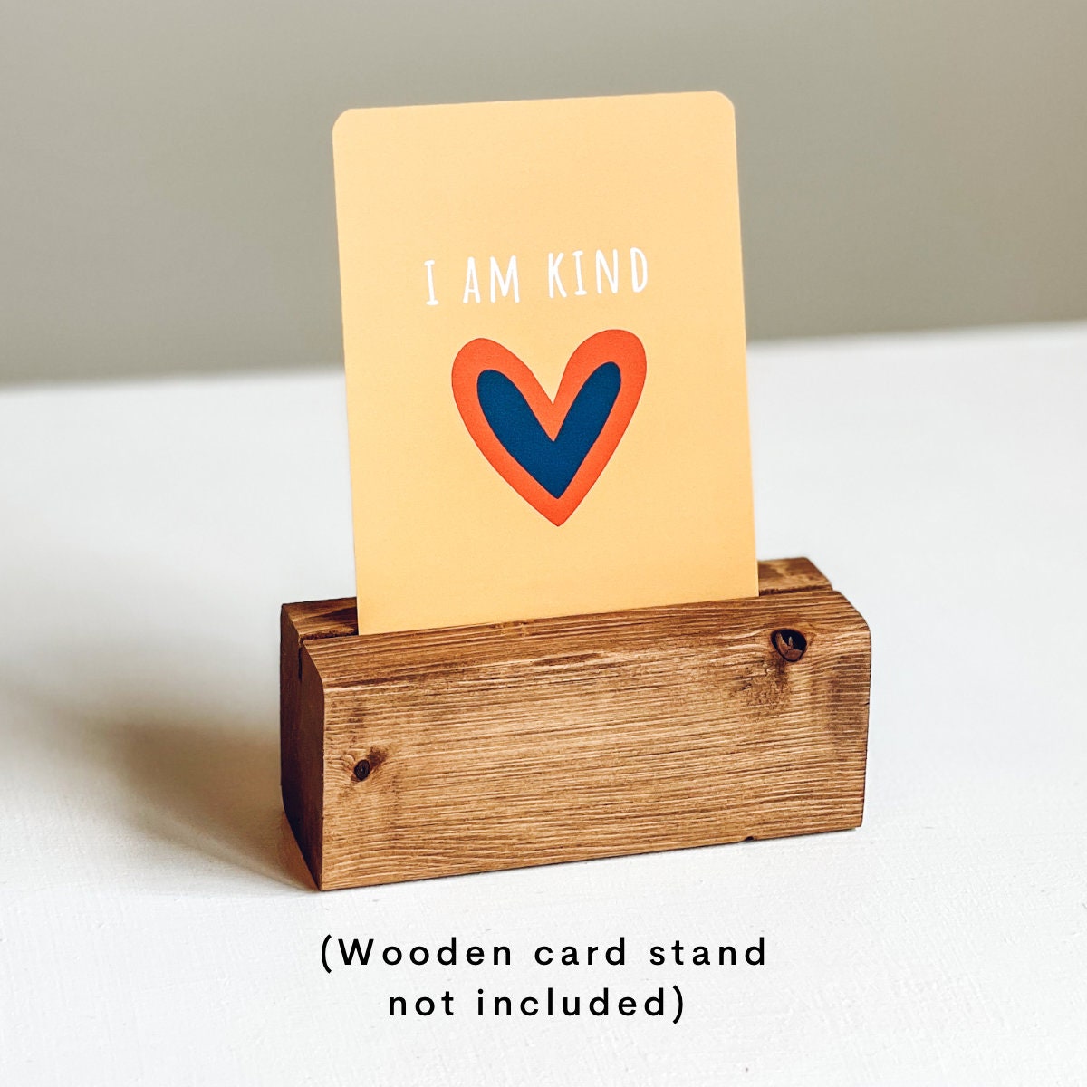 Kids Positive Affirmation Cards Set. Mindfulness gift for children to practice meditation and affirm truths.