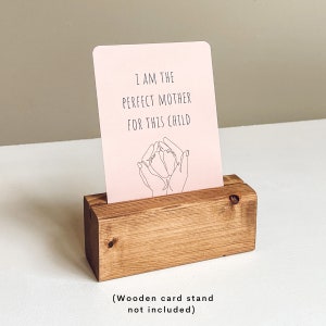 Pregnancy and Birth Affirmation Cards Great pregnancy gift for new moms. Perfect as a baby shower gift, push gift, or birth gift. image 6
