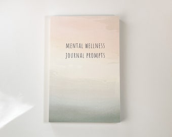 Mental Health and Mindfulness Journal With Prompts - Guided Self Care Journal that is great for stress relief, anxiety relief, & therapy