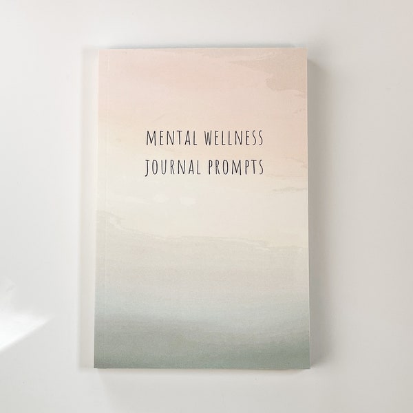 Mental Health and Mindfulness Journal With Prompts - Guided Self Care Journal that is great for stress relief, anxiety relief, & therapy