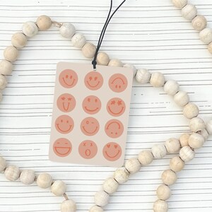 Retro Smiley Face Aesthetic Air Freshener
