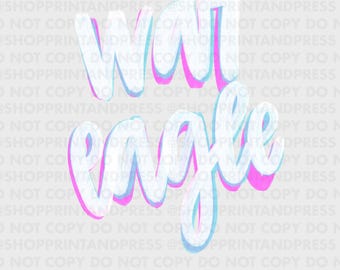 Preppy War Eagle PNG, Digital Download, T-Shirt PNG, Auburn Tigers, Auburn University