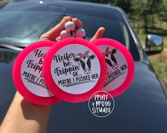 Ambientador circular personalizado para coche, aroma personalizado para coche, bonito accesorio para coche, ambientador de larga duración para el coche.