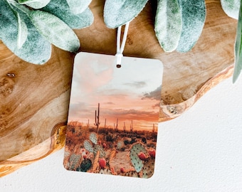 Desert Cactus Image Felt Air Freshener
