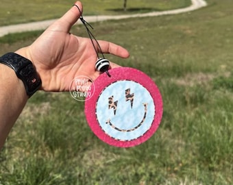 Ambientador circular personalizado para coche, aroma personalizado para coche, bonito accesorio para coche, ambientador de larga duración para el coche.