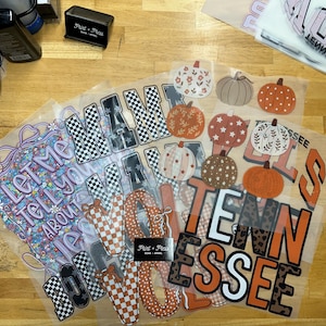 DTF Transfer Mystery Pack, 10 Mystery DTF Transfers, You Pick The Theme