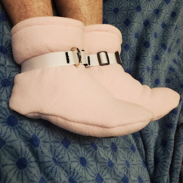 Adult Locking Flecce Booties/Adult Fleece Booties/Adult Slippers