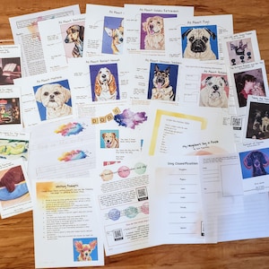 Dog Unit Study - Grades 1-5+ |  Science, Art, Writing, Reading & More for Homeschool, Co-ops, Educational Supplement | Digital Download