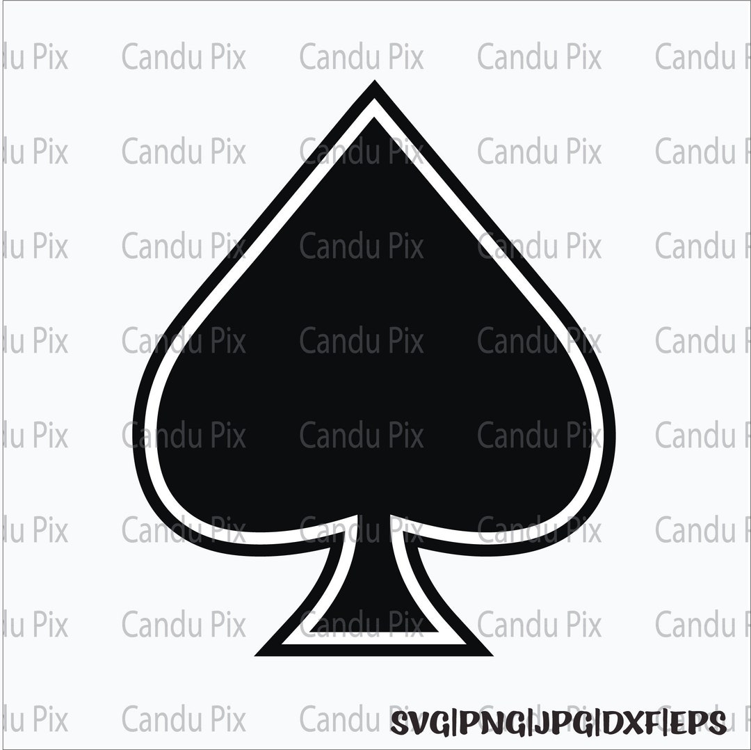 Ace of Spades Svg, Spade Svg, Ace of Spades Png, Spade Png, Las Vegas