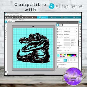 Alligator Svg, Reptile Svg, Alligator Png, Reptile Png, Alligator Dxf ...