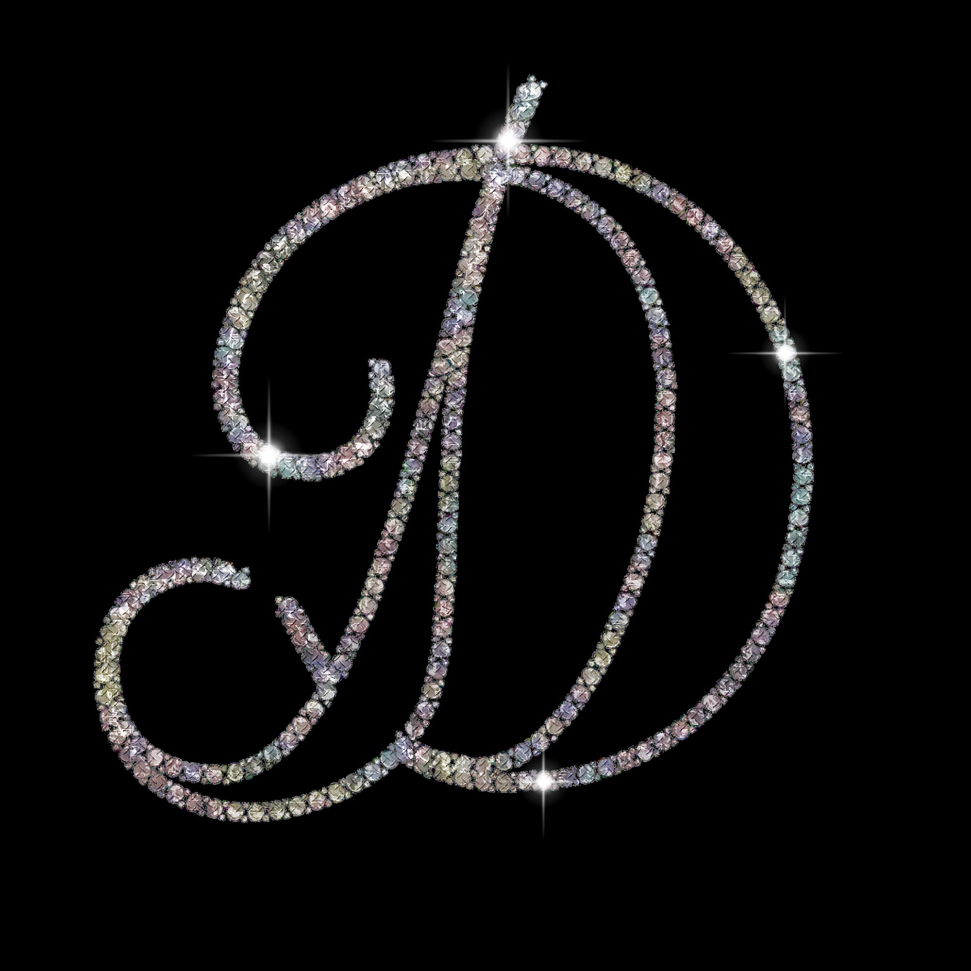 Diamond Glam Letters Alphabet Clipart, Font Clipart, Diamond Letters ...