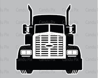 Semi Truck Svg, 18 Wheeler Svg, Semi Truck Png, 18 Wheeler Png, Logotipo comercial Svg Png, Logotipo da empresa Svg Png, Trucker Svg, Trucker Driver Svg