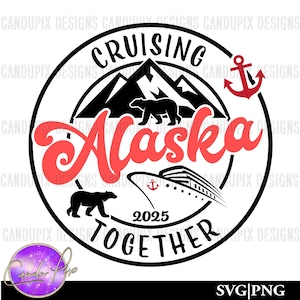 Alaska Cruise Svg, Orsi polari Svg, Alaska Cruise Png, Orsi polari Png, Vacanze in Alaska, Maglietta da crociera, Viaggio in Alaska, Crociera 2025