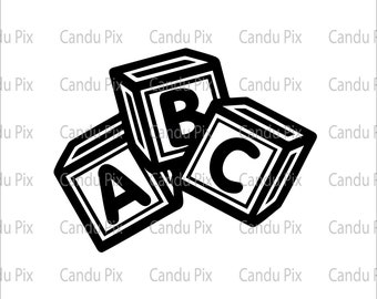 Toy Abc Blocks Svg, Blocks Svg, Toy Abc Blocks Png, Blocks Png,  Cricut, Toy Abc Blocks Cut File